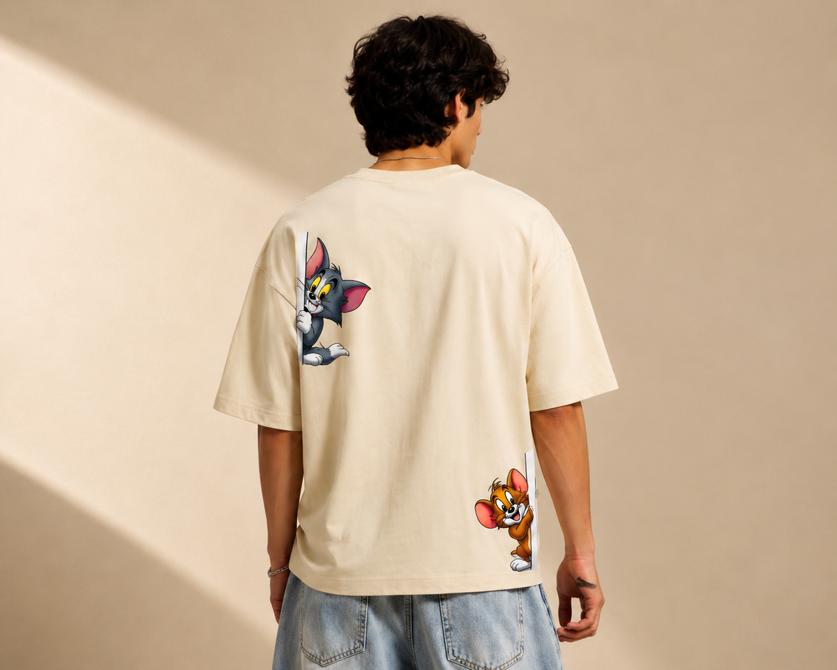 Tom &amp; Jerry Oversized Boxy Fit T-Shirt