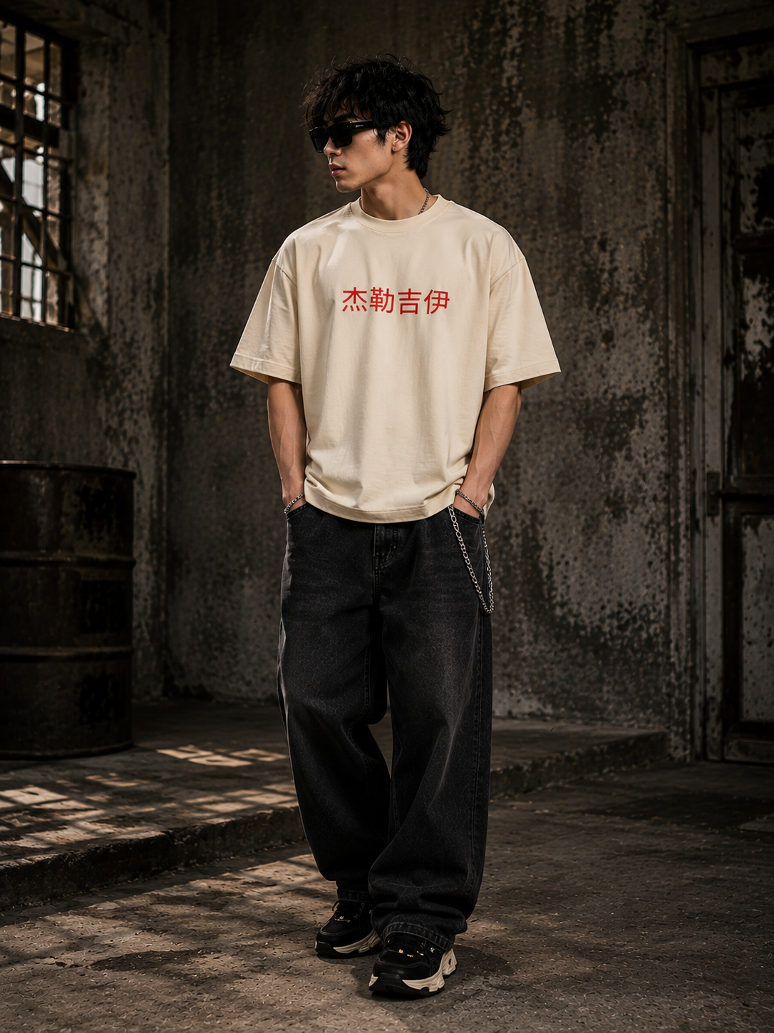 Dead Man Oversized Boxy Fit T-Shirt