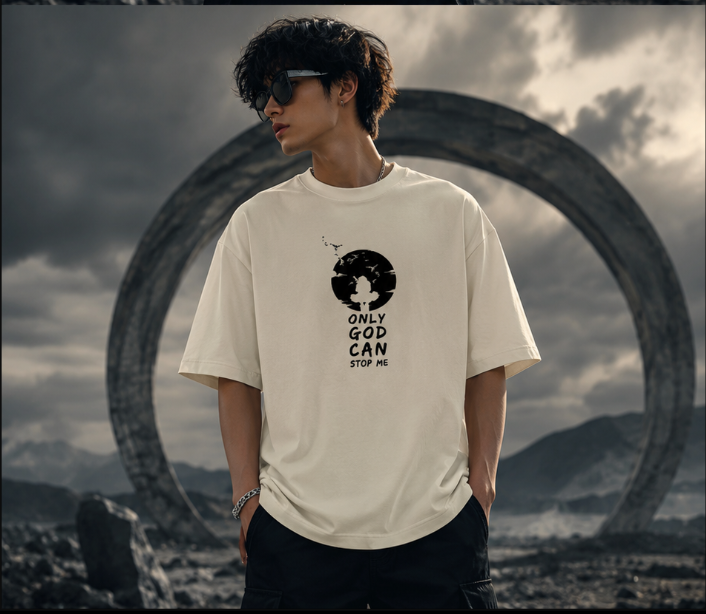 Divine Shadow Oversized Boxy Fit T-Shirt