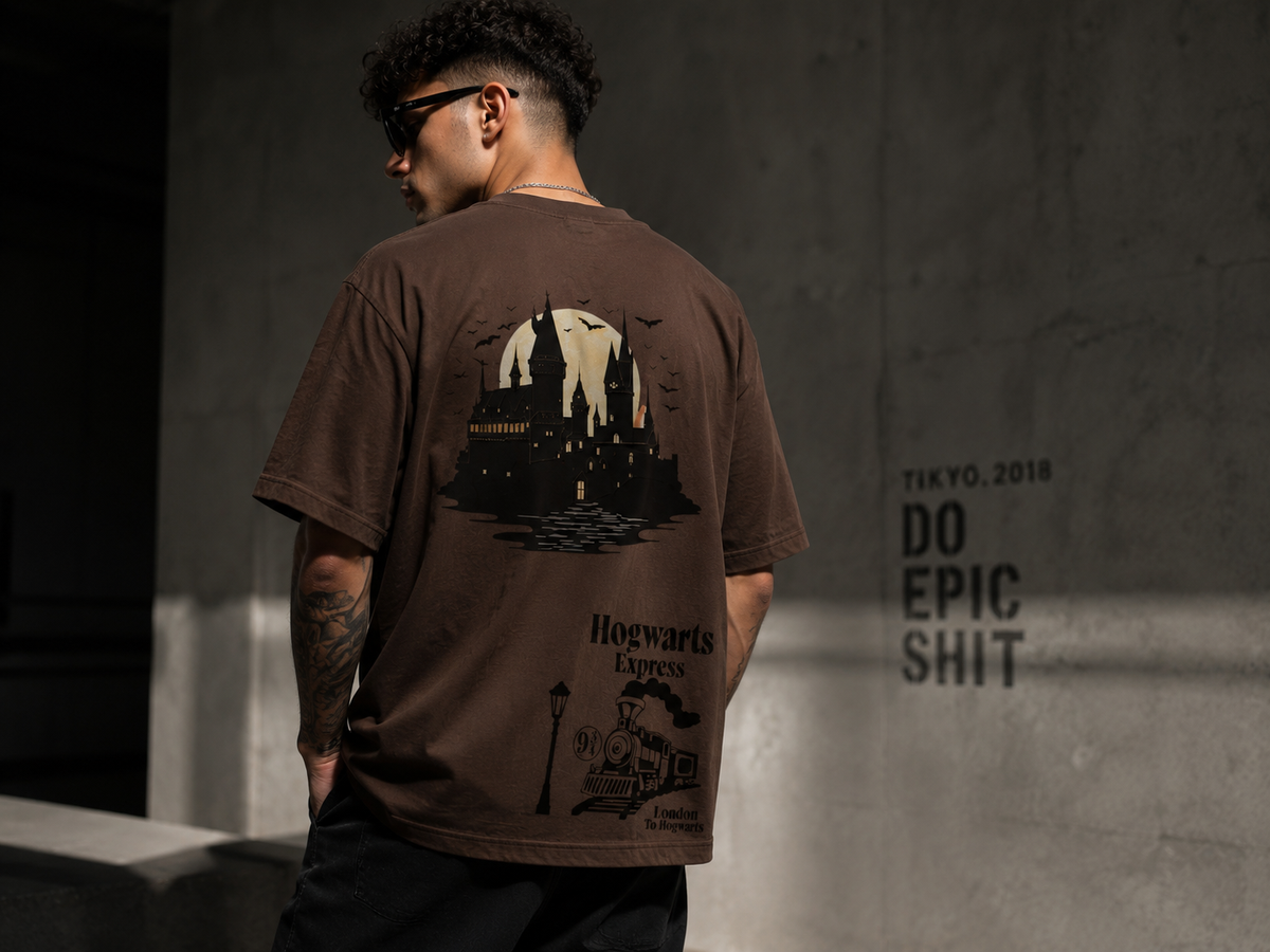 Harry Porter Boxy Fit Drop Shoulder T-shirt