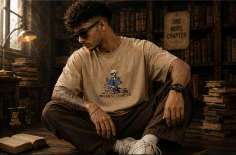 One More Chapter Oversized Boxy Fit T-Shirt