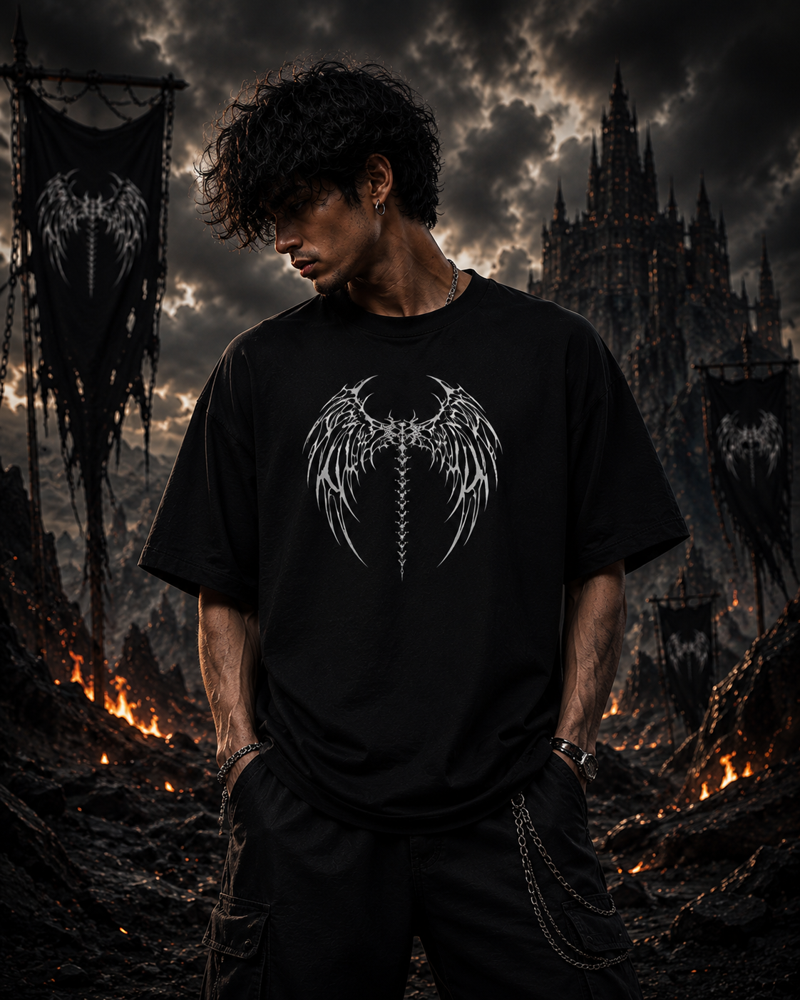 Punisher Oversized Boxy Fit T-Shirt