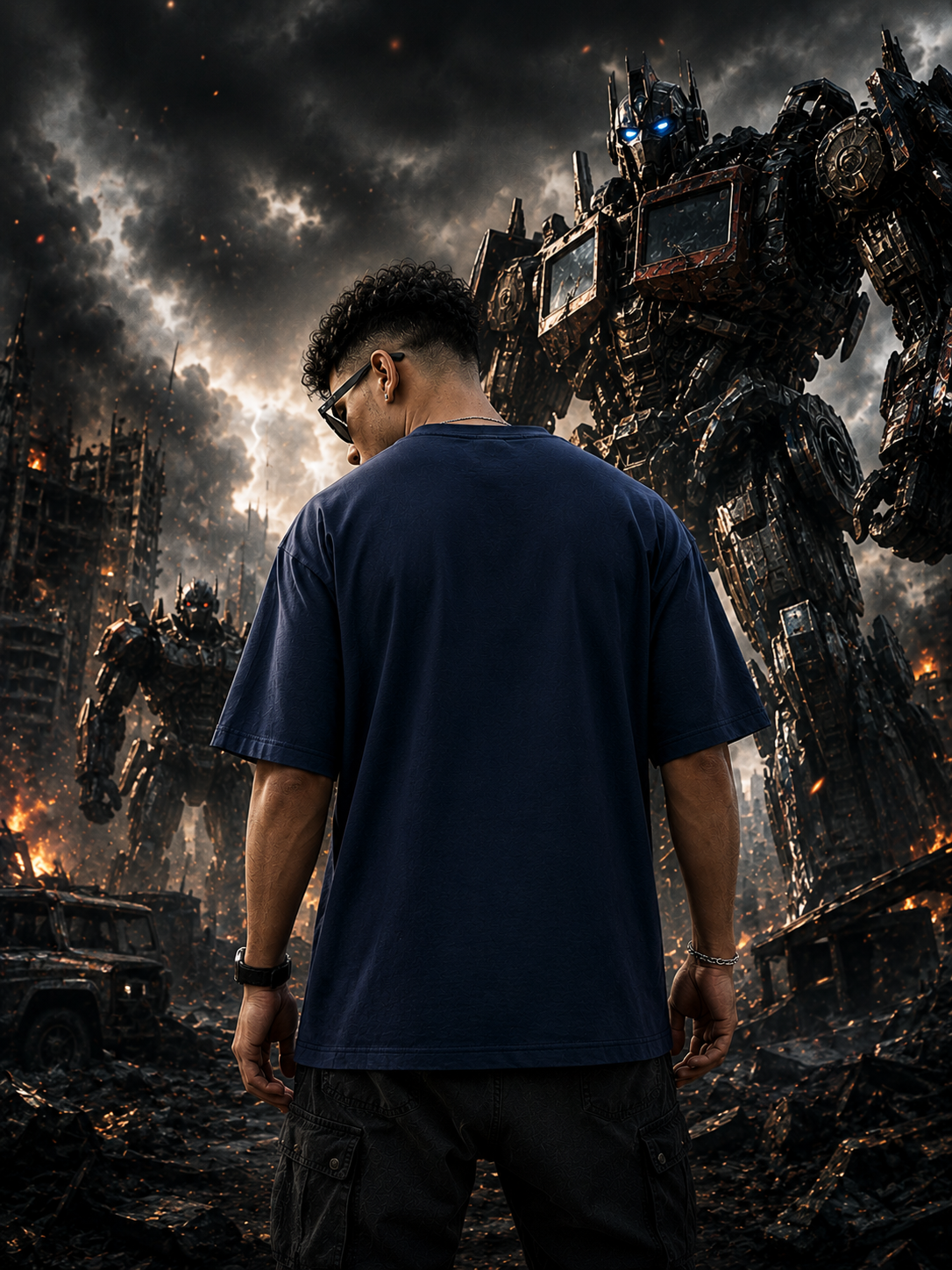 Transformers Oversized Boxy Fit T-Shirt