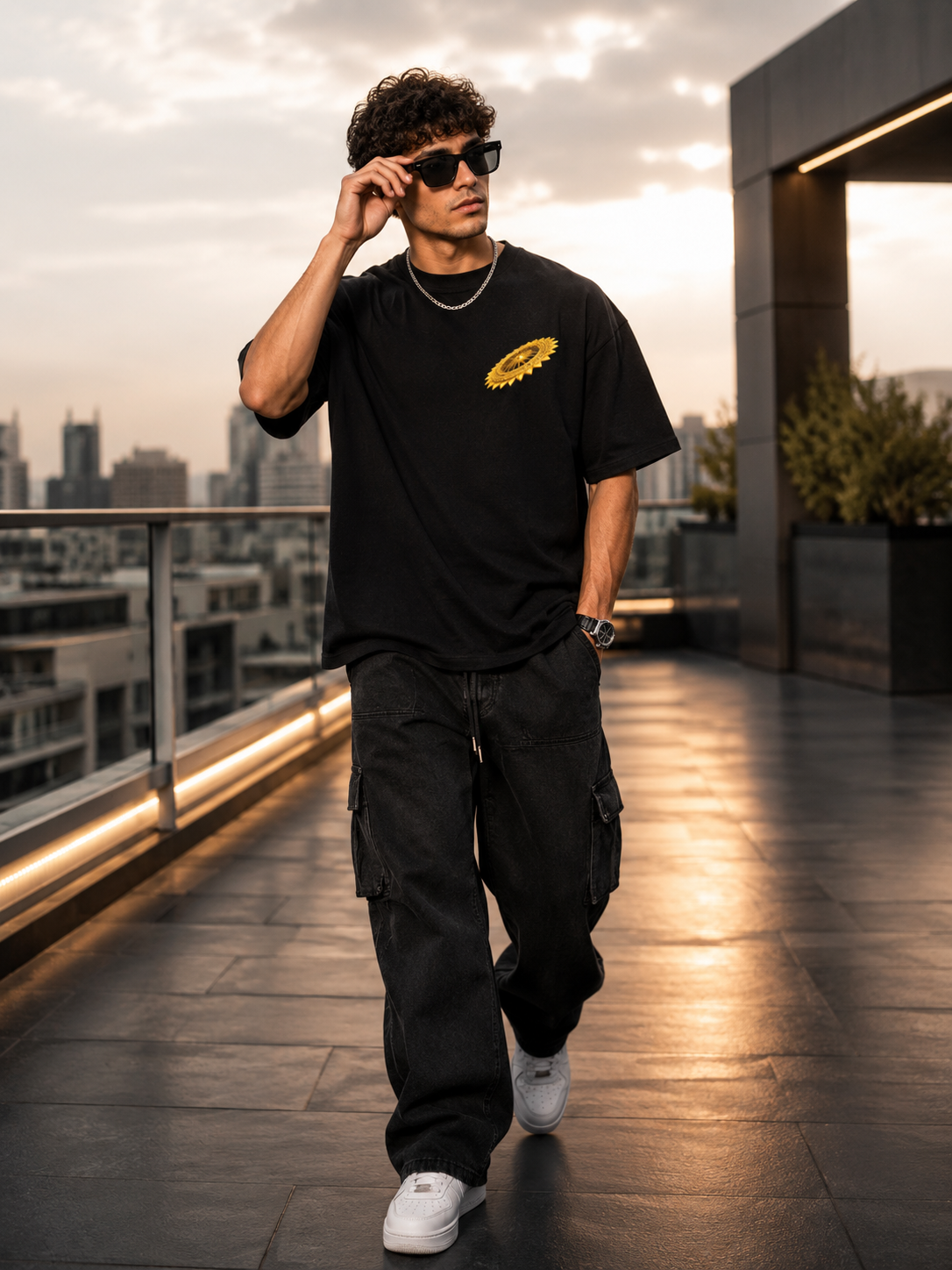 Vasudev Krishn Oversized Boxy Fit T-Shirt